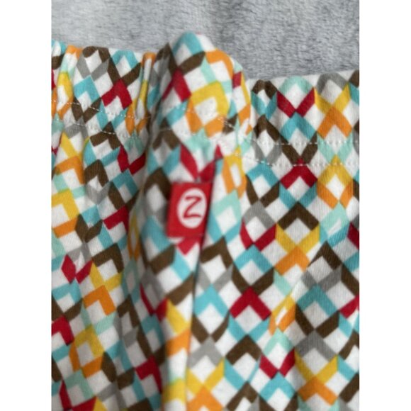 Zutano Baby/Toddler Pants 6M Multicolor Geometric Pattern - Picture 3 of 4